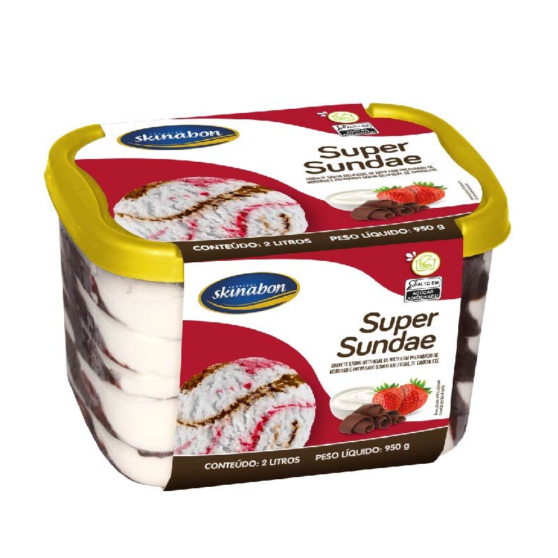 Sorvete Super Sundae 2L - Skinabon Sorvetes
